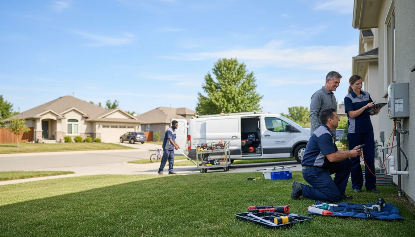 Tankless water heater service in Kane, IL